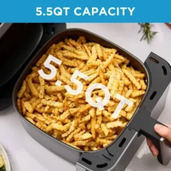 Midea 5.5qt HeatXpress Air Fryer Black: 1500W, Dishwasher-Safe Parts, 1-Year Warranty, 5.5qt Capacity, Electric Fryer -Target KitchenAid GUEST 0020e923 cb38 43f8 b3e1 252e9f442784