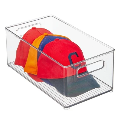 IDesign Plastic Stackable Fridge Bin With Handles, Set Of 4, Clear, Made In USA 5 IDesign Plastic Stackable Fridge Bin With Handles, Set Of 4, Clear, Made In USA - Image 3