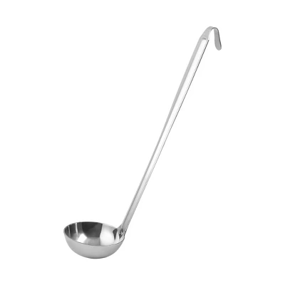 Unique Bargains Stainless Steel Ergonomic Handle Heat Resistance Non-Stick Soup Ladle 12'' X 2.8'' Silver Tone 1 Pc 8 Unique Bargains Stainless Steel Ergonomic Handle Heat Resistance Non-Stick Soup Ladle 12'' X 2.8'' Silver Tone 1 Pc - Image 6