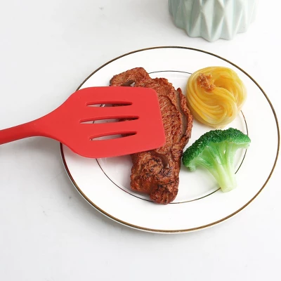 Unique Bargains Silicone Slotted Non Stick Heat Resistant Pancake Spatulas And Turners Red 1 Pc 7 Unique Bargains Silicone Slotted Non Stick Heat Resistant Pancake Spatulas And Turners Red 1 Pc - Image 5