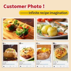 Itopfox Microwave Baked Potato Cooker Cooks In Minutes Tender & Fluffy, Baking Potato Cooker For Microwave Oven, Twice Baked Potatoes Steamer -Target KitchenAid GUEST 0102e0bf 88c0 4561 ad46 e1770a1267c7