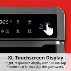 Aria 30 Qt. Large Capacity Stainless Steel Air Fryer Toaster Oven Fast Cooking With Large Touch Screen With BONUS Recipe Book Included -Target KitchenAid GUEST 019c462f 07e3 43d3 bf1e e988483aa5ca