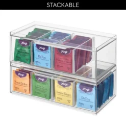 IDesign Set Of 4 Stackable 4-Section Tea Storage Drawers - Clear 13 IDesign Set Of 4 Stackable 4-Section Tea Storage Drawers - Clear -Target KitchenAid GUEST 01b0004a 9f0c 4d74 8bbe 9887de6fc649