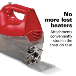Hamilton Beach Hand Mixer W/case 62633R: 6-Speed Red Handheld Mixer For Kitchen, 275W, Dishwasher-Safe Parts -Target KitchenAid GUEST 01b24eae 715e 4d09 bc10 6f73f9ad0a68