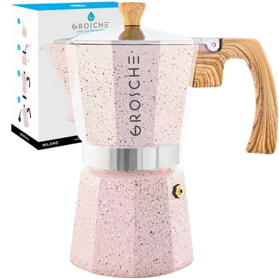 GROSCHE Milano Stovetop Espresso Maker Moka Pot Home Espresso Coffee Maker 12 GROSCHE Milano Stovetop Espresso Maker Moka Pot Home Espresso Coffee Maker - Image 10