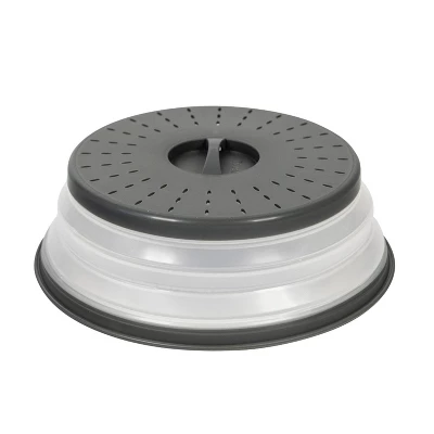 Tovolo 3pk Silicone Collapsible Microwave Food Cover Charcoal 9 Tovolo 3pk Silicone Collapsible Microwave Food Cover Charcoal - Image 7