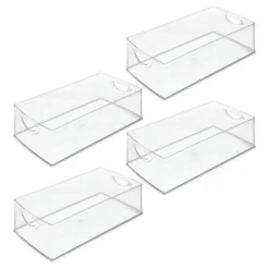 Plastic Kitchen Cabinet Storage Bins - Set Of 4 - Clear - Made In USA -Target KitchenAid GUEST 02da41cd 5f90 4da1 b70f b3dc4bbaccf5