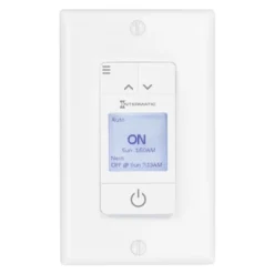 Intermatic - Ascend - Indoor And Outdoor - Heavy Duty 7 Day Programmable Timer - 120 V - White