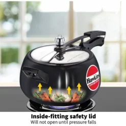 Hawkins 5L Hard Anodized Pressure Cooker: Aluminum, Cool Touch Handle, Stovetop, Black, 1-Year Warranty -Target KitchenAid GUEST 03647148 0027 4850 b49a fa8f204cb4cb