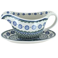Blue Rose Polish Pottery 239 Ceramika Gravy Boat & Plate 11 Blue Rose Polish Pottery 239 Ceramika Gravy Boat & Plate -Target KitchenAid GUEST 036c2a06 5739 48b8 8ab5 29be614710a7