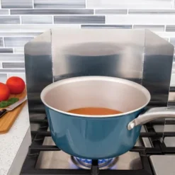 Better Houseware 3-Panel Splatter Shield, Aluminum In Silver -Target KitchenAid GUEST 03875564 6777 491b 9cf5 f6a4c3991247