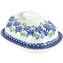 Blue Rose Polish Pottery 331 Vena Butter Dish -Target KitchenAid GUEST 039eebda f9c8 484a b418 3eaa86f65420