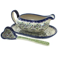 Blue Rose Polish Pottery S119 Manufaktura Gravy Boat Plate & Ladle 34 Blue Rose Polish Pottery S119 Manufaktura Gravy Boat Plate & Ladle -Target KitchenAid GUEST 03cb27d2 6c89 46ed 834e a4ac509b1510