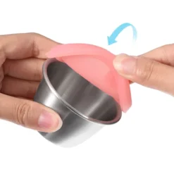 Unique Bargains Stainless Steel Picnic Travel Salad Dressing Condiment Container Cups With Lids 3 Pcs -Target KitchenAid GUEST 03f385b8 05c0 4730 b5dd e2fcd952cfe5