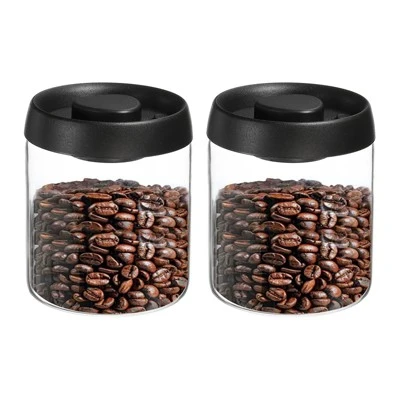 Unique Bargains Glass Airtight Vacuum Seal Coffee Bean Container 30oz 6 Unique Bargains Glass Airtight Vacuum Seal Coffee Bean Container 30oz - Image 4