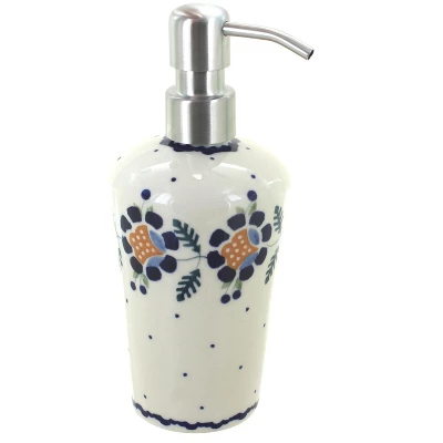 Blue Rose Polish Pottery B009 Manufaktura Soap Dispenser 21 Blue Rose Polish Pottery B009 Manufaktura Soap Dispenser - Image 19
