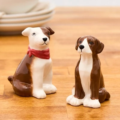 The Lakeside Collection Table Toppers Dog Themed Tabletop Collection Kitchen Dining Tail Wagging - Salt And Pepper Shaker Set 5 The Lakeside Collection Table Toppers Dog Themed Tabletop Collection Kitchen Dining Tail Wagging - Salt And Pepper Shaker Set - Image 3