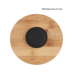 Lazy Susan - All-Natural Round Bamboo Single-Tier Turntable - 10-Inch Spinning Organizer For Kitchen, Pantry, And Vanity Use By Lavish Home (Natural) -Target KitchenAid GUEST 04aec918 912b 4608 bc4f e7c3570454b2