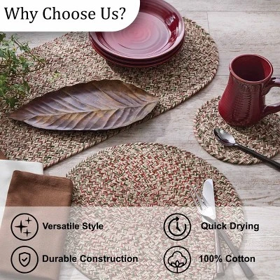 Park Designs Spice Bin Braided Ginger Trivet Set Of 6 6 Park Designs Spice Bin Braided Ginger Trivet Set Of 6 - Image 4