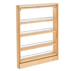 Rev-A-Shelf 432-BFBBSC-3C 3-Inch Base Cabinet Filler Soft Close Pullout Kitchen Wooden Spice Rack Holder Shelves For Storage Organization -Target KitchenAid GUEST 051314fa 1364 4979 9f6f 1af0590c4567