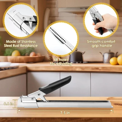 Dreyoo 2 Pack Adjustable Jar Can Opener, Multifunctional Stainless Steel Can Opener With Jar Grippe 5 Dreyoo 2 Pack Adjustable Jar Can Opener, Multifunctional Stainless Steel Can Opener With Jar Grippe - Image 3