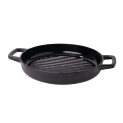 Alva Nori Enameled Cast Iron Griddle Pan 11" Non Toxic Grooved Ridges Seasoned Round Grill Pan Compatible W/ All Stovetops Oven Safe & Induction Safe -Target KitchenAid GUEST 05347697 4441 487c 9fba 9bb20ea3d458