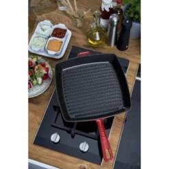 STAUB Cast Iron 12-inch Square Grill Pan 19 STAUB Cast Iron 12-inch Square Grill Pan -Target KitchenAid GUEST 0544cc5e 2807 4df8 9ba8 9f125e7707d1