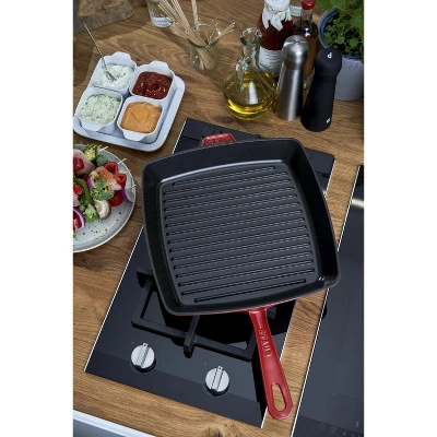 STAUB Cast Iron 12-inch Square Grill Pan 8 STAUB Cast Iron 12-inch Square Grill Pan - Image 6