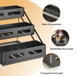 CuisinSmart 3-Tiers Countertop Spice Rack, Adjusted Height 10-10.8In, Tiered Spice Rack With Non-Slip Suction Cups, Space-Saving For Kitchen Desktop 10 CuisinSmart 3-Tiers Countertop Spice Rack, Adjusted Height 10-10.8In, Tiered Spice Rack With Non-Slip Suction Cups, Space-Saving For Kitchen Desktop -Target KitchenAid GUEST 054a97db 27c2 4873 a0ba 46615f9db17b