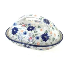 Blue Rose Polish Pottery M077 Manufaktura Butter Dish -Target KitchenAid GUEST 057a16aa f066 4500 9a25 6dd0a6616c65