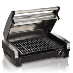 Hamilton Beach Searing Grill With Glass: Indoor Nonstick Grill, Dishwasher-Safe Parts, 1200W, Black 16 Hamilton Beach Searing Grill With Glass: Indoor Nonstick Grill, Dishwasher-Safe Parts, 1200W, Black -Target KitchenAid GUEST 0580abb0 e3ad 457b bff9 8dfffd427d2e
