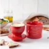 Butter Bell® Crock – Café Retro Maraschino Red Ceramic Butter Keeper, Glossy Vintage-Style Butter Dish For Spreadable Butter -Target KitchenAid GUEST 058dabd3 9645 4b72 a157 1e59bc679806
