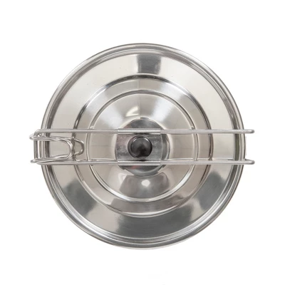 Stansport Solo II Stainless Steel Cook Pot With Copper Bottom - 6" 3 Stansport Solo II Stainless Steel Cook Pot With Copper Bottom - 6"