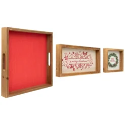 Northlight Wooden "Merry Christmas" Plaques And Serving Tray With Handles - 16" - Set Of 3 -Target KitchenAid GUEST 05b8a38a 359f 4f85 8c33 d58684bcd481