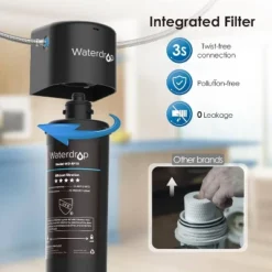 Waterdrop 10UA Under Sink Water Filter System, 8K Gallons, Reduces PFAS, PFOA/PFOS, Lead, Chlorine, Extra RF10 Replacement Filter -Target KitchenAid GUEST 060ee4f1 d007 4294 8b41 4845546d9afc