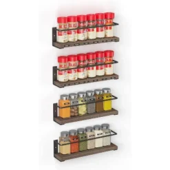 4-Pack Spice Rack Organizer Wall Mount With 415 Labels (no Jars Included) -Target KitchenAid GUEST 06f8f12b 9685 4c64 9a95 6e9c37d079bc