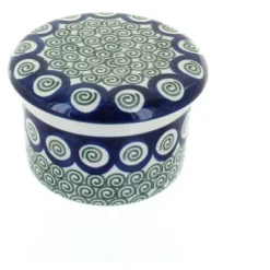 Blue Rose Polish Pottery 270 Ceramika Artystyczna French Butter Dish -Target KitchenAid GUEST 076b2b5e ce1e 44cc a16d 07bdb75e42a2