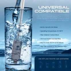 Reusable Stainless Steel Filtering Straws With Brush - 2 Grey And 2 Pink -Target KitchenAid GUEST 07723993 6e4d 4985 b67a 7a66eff02aa6