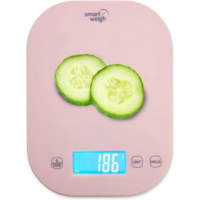 Smart Weigh Digital Food Scale - 11-pound Capacity - Pink 11 Smart Weigh Digital Food Scale - 11-pound Capacity - Pink - Image 9
