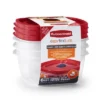 Rubbermaid 6pc Food Storage Container Set (3 Containers, 3 Lids): Microwave & Dishwasher Safe, Plastic, Clear & Red 2 Rubbermaid 6pc Food Storage Container Set (3 Containers, 3 Lids): Microwave & Dishwasher Safe, Plastic, Clear & Red -Target KitchenAid GUEST 07de64a8 27ce 4524 b145 80979d699560