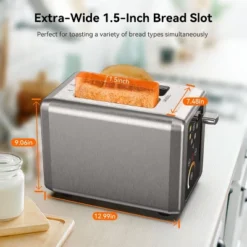 WHALL Toaster 2 Slice, Touch Screen Toasters, Smart Bread Toaster, Stainless Steel Compact Toaster, Wide Slots Toaster Bagel Toaster 15 WHALL Toaster 2 Slice, Touch Screen Toasters, Smart Bread Toaster, Stainless Steel Compact Toaster, Wide Slots Toaster Bagel Toaster -Target KitchenAid GUEST 07f143e9 b036 4791 9244 eebda9e9b8d9