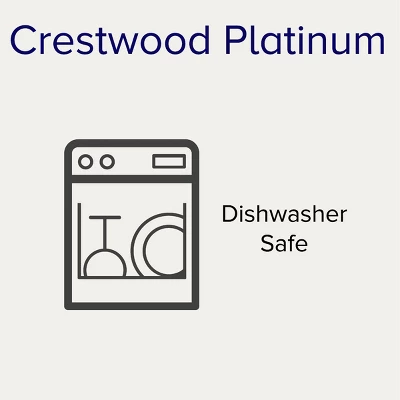 Noritake Crestwood Platinum Gravy Boat With Tray 4 Noritake Crestwood Platinum Gravy Boat With Tray - Image 2