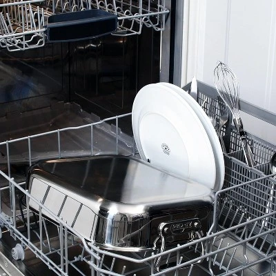 All-Clad Specialty Stainless Steel Roaster And Nonstick Rack 16x13x5 Inch 6 All-Clad Specialty Stainless Steel Roaster And Nonstick Rack 16x13x5 Inch - Image 4