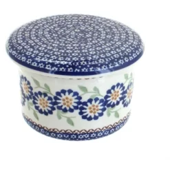 Blue Rose Polish Pottery M136 Manufaktura French Butter Dish -Target KitchenAid GUEST 08bd0c2b 4b82 4c97 89a7 1d24546fe6d6
