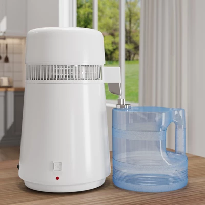 Distilled Water Machine 1 Gallon 4L Home Desktop Water Distiller Purifier Water Purification Filter Electric Water Distiller Countertop 3 Distilled Water Machine 1 Gallon 4L Home Desktop Water Distiller Purifier Water Purification Filter Electric Water Distiller Countertop