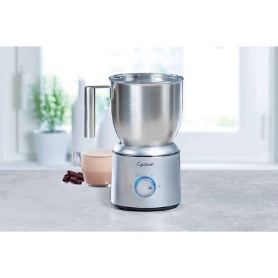 Capresso Automatic Milk Frother/Hot Chocolate Maker Froth Select – Silver 209.05: Hot Cocoa & Milk Steamer, 600W Electric 4 Capresso Automatic Milk Frother/Hot Chocolate Maker Froth Select – Silver 209.05: Hot Cocoa & Milk Steamer, 600W Electric - Image 2