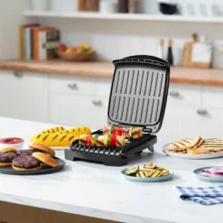 Gourmia 4-Serving Multi-Use Contact Grill & Panini - Black -Target KitchenAid GUEST 096d4c88 6432 4ec8 98cd b4805fef4e90