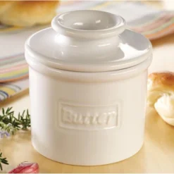 Butter Bell® Crock – Café Retro Glossy White Ceramic Butter Keeper, Vintage-Style Butter Dish With Raised Detailing 11 Butter Bell® Crock – Café Retro Glossy White Ceramic Butter Keeper, Vintage-Style Butter Dish With Raised Detailing -Target KitchenAid GUEST 09d0e900 8c64 4118 bbaf 64234cf81a6c
