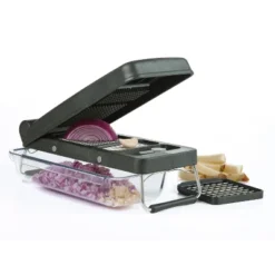 PL8 Professional Chopper Black: Manual Food Chopper & Slicer, 3 Blades, Dishwasher-Safe, Polyoxymethylene, ABS, Stainless Steel -Target KitchenAid GUEST 09e0c0c2 879f 42d7 b9a8 178cd5b9edf6