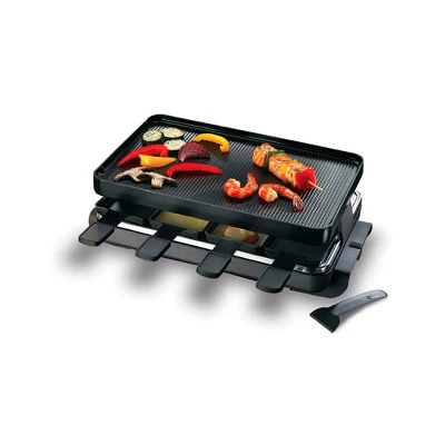 Swissmar Classic 8 Person Raclette Grill W/Aluminum Nonstick Grill Plate 3 Swissmar Classic 8 Person Raclette Grill W/Aluminum Nonstick Grill Plate